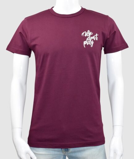 Playera Manga Corta "WE DONT PLAY" Hombre