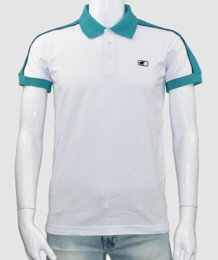 Playera Polo Manga Corta con Escudo"JINETE" Hombre